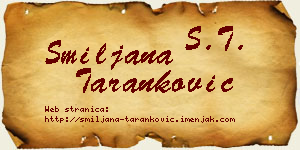 Smiljana Taranković vizit kartica